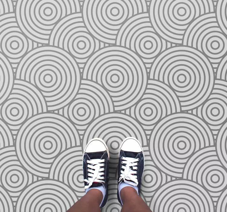 Moderna talna nalepka sive kroge - TenStickers