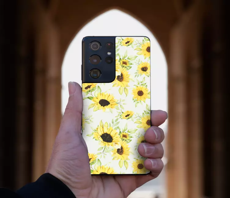 Motiv sončnice nalepka Samsung - TenStickers