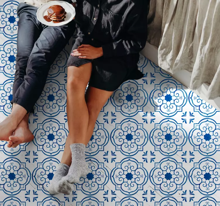 Nalepka za talno nalepko z mozaikom vintage - TenStickers