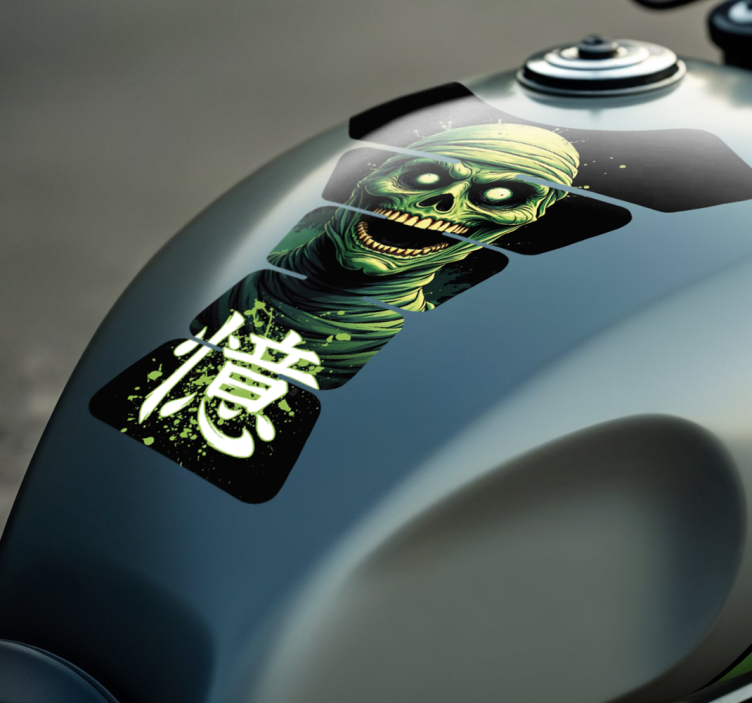 Mumija smrt nalepka za motor - TenStickers