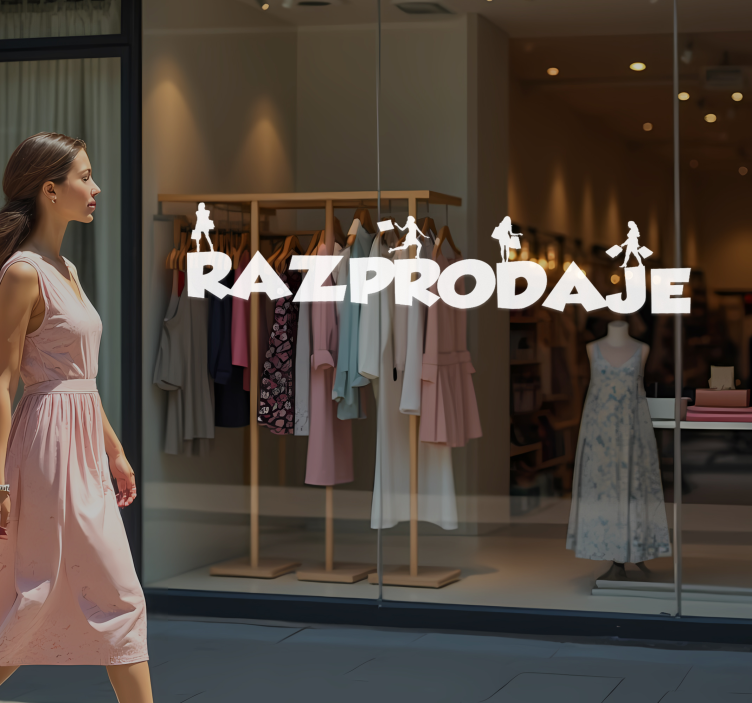 Nakupovanje nalepka za razprodajo - TenStickers