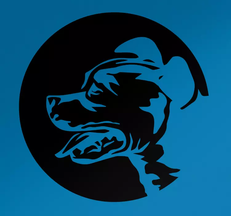 Nalepka ameriški stafford pes - TenStickers