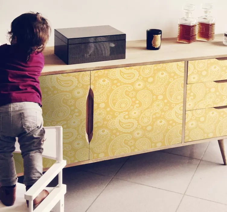 Nalepka pohištva arabskega paisleyja - TenStickers