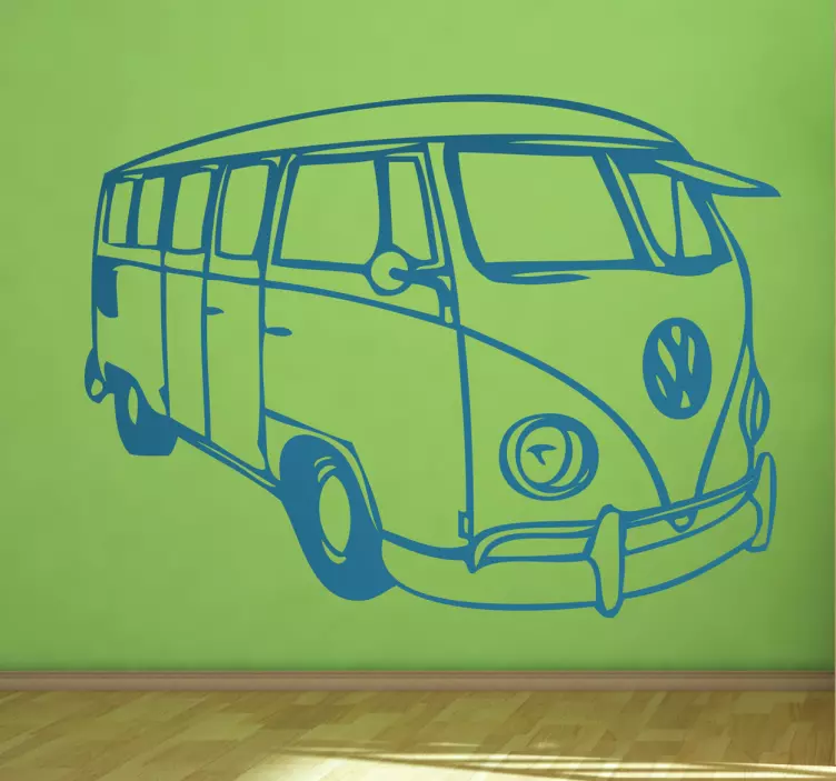 Nalepka avtomobila volkswagen bus - TenStickers