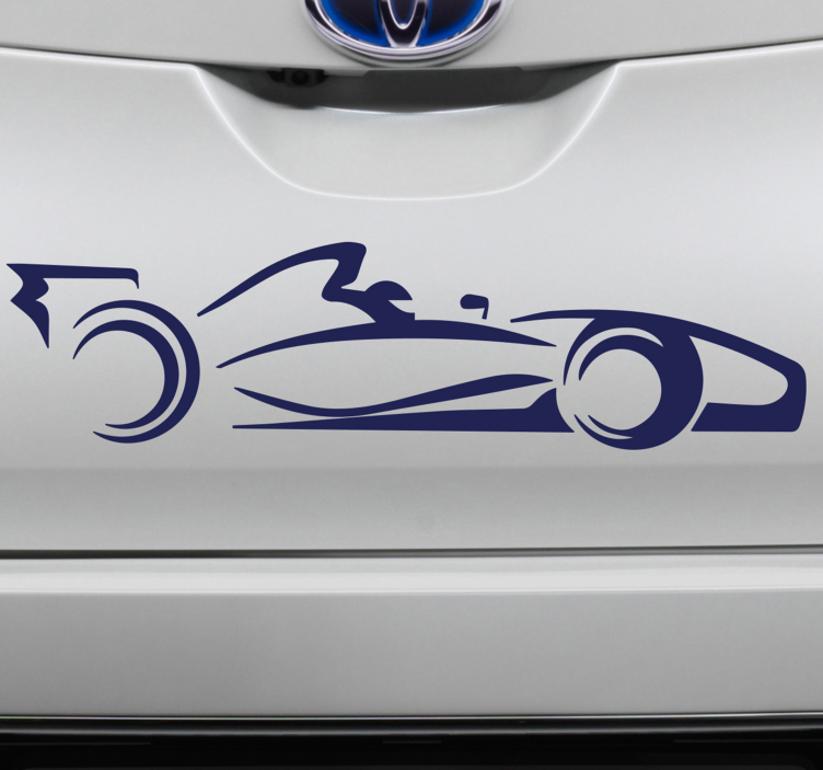 Nalepka bolide sport car - TenStickers
