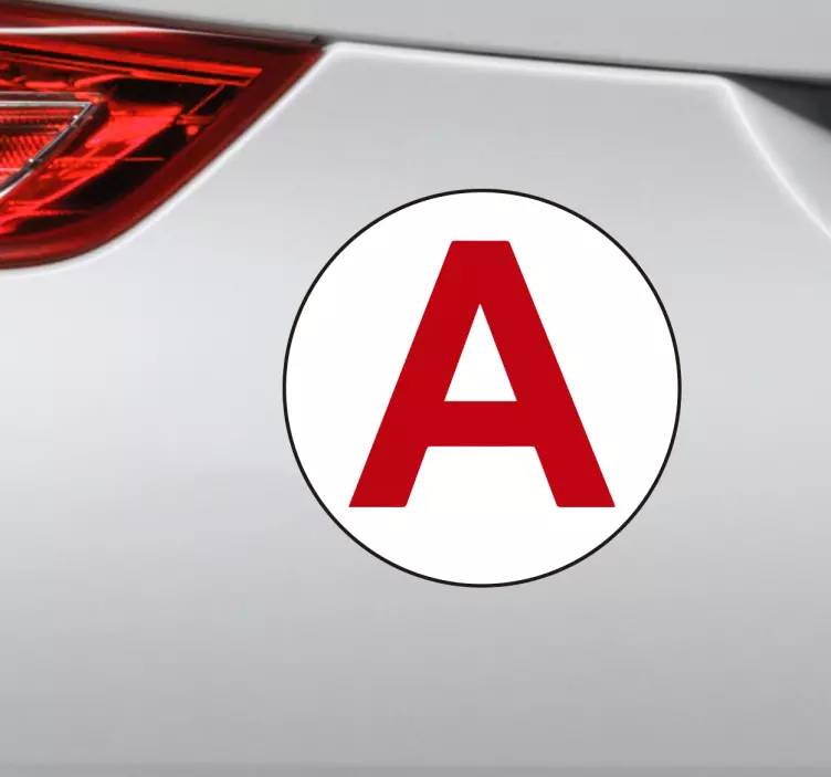 Nalepka za mlade voznike vinila - TenStickers