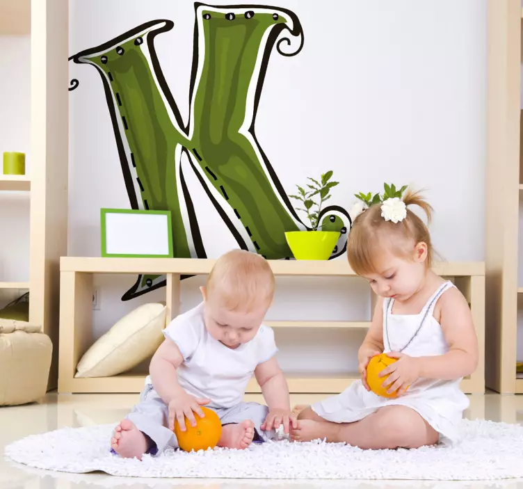 Nalepka črka k - TenStickers