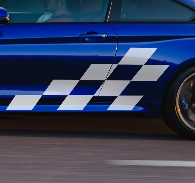 Nalepka dirkalne slike avtomobila - TenStickers