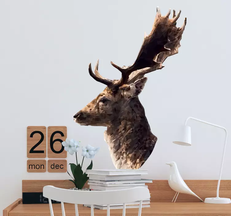 Severni jelen, nalepka divjih živali - TenStickers