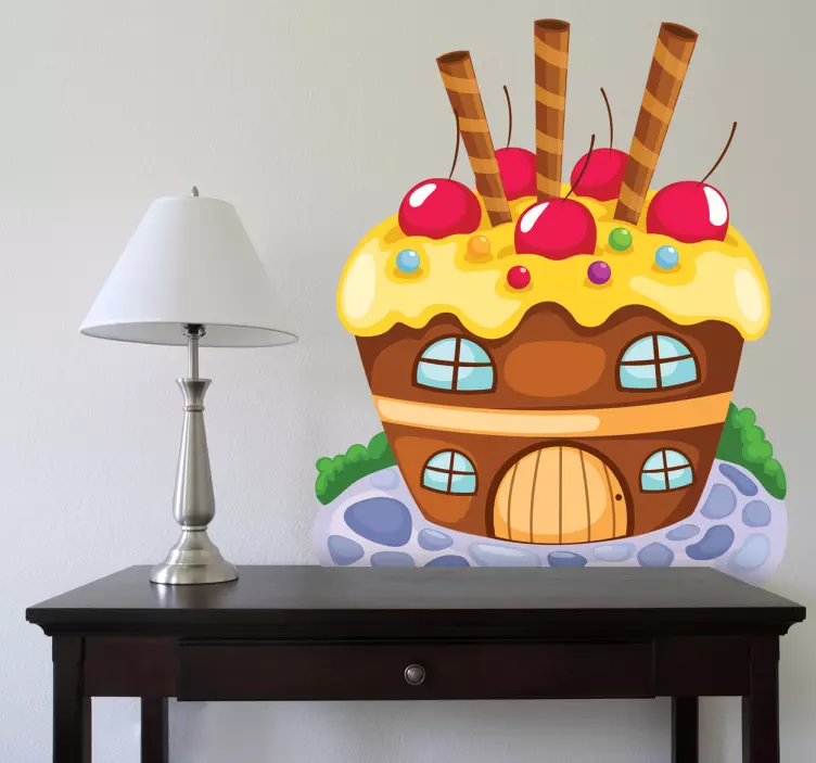 Nalepka hišice za sladkarije - TenStickers