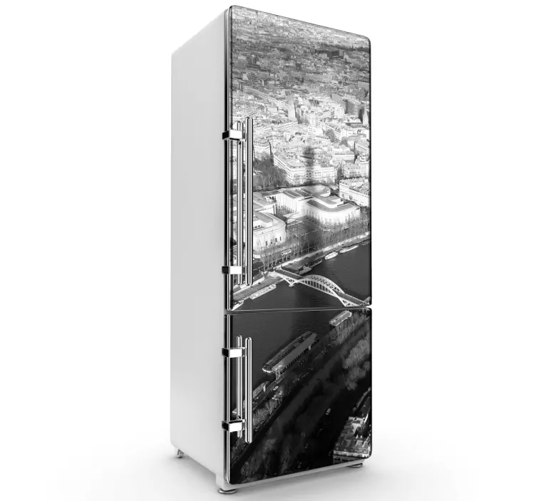 Nalepka hladilnika eiffle stolp - TenStickers