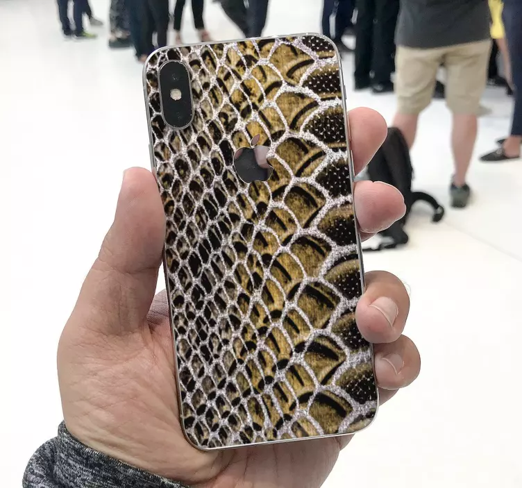 Nalepka iphone kača teksturo - TenStickers