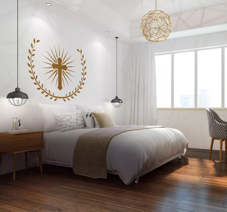 Nalepka križevega križa - TenStickers