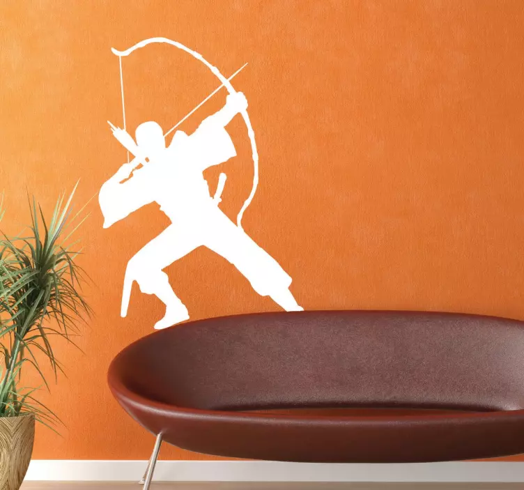 Nalepka lokostrelski bojevnik - TenStickers