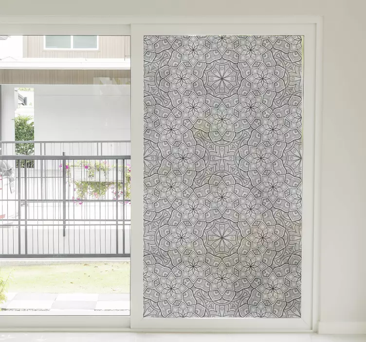 Nalepka okenca mandale - TenStickers