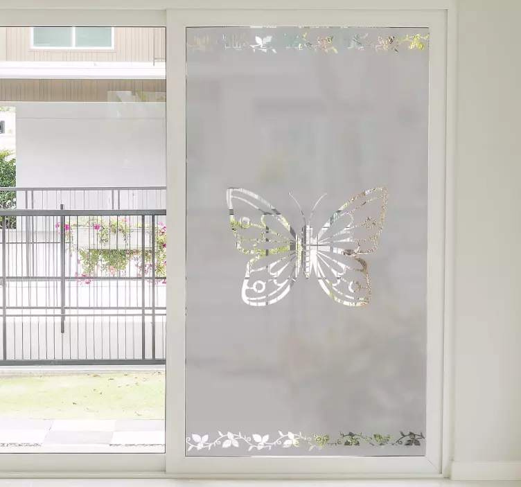 Nalepka okna z metulji - TenStickers
