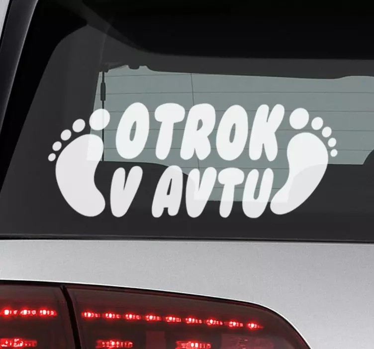 Nalepka dojenček v avtomobilu - TenStickers
