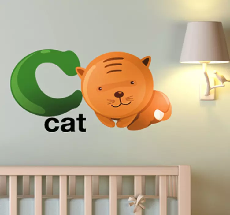 Nalepka pismo c otrok - TenStickers