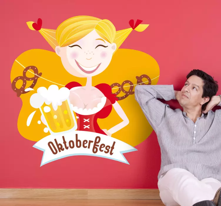 Nalepka piva za oktoberfest - TenStickers