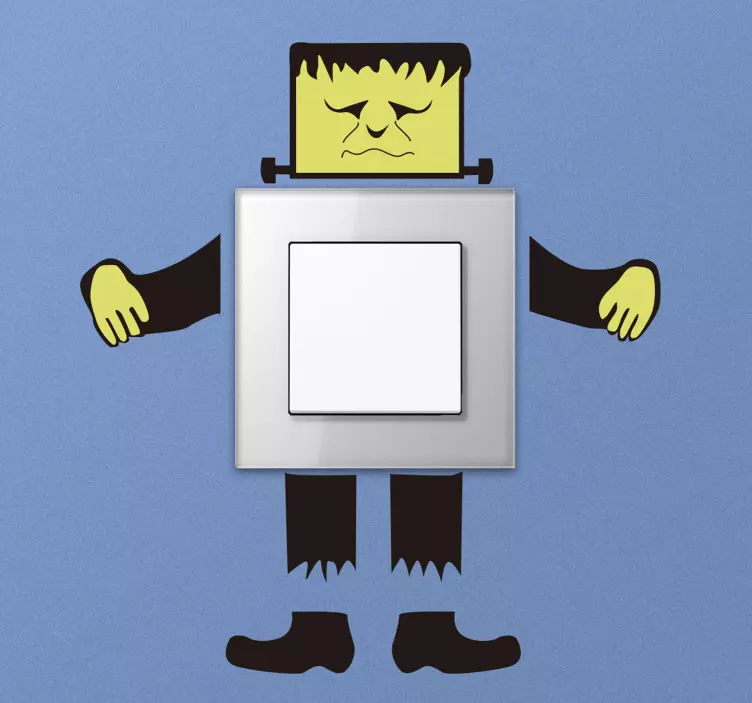 Nalepka za preklop luči pošast - TenStickers