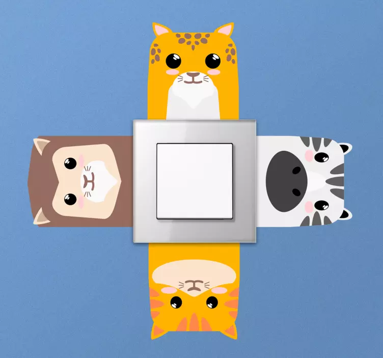Nalepka stikala za preklapljanje živali - TenStickers