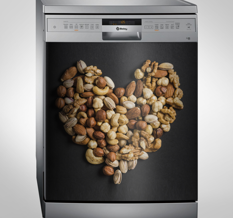 Nalepka pomivalnega stroja s sadjem in oreščki - TenStickers