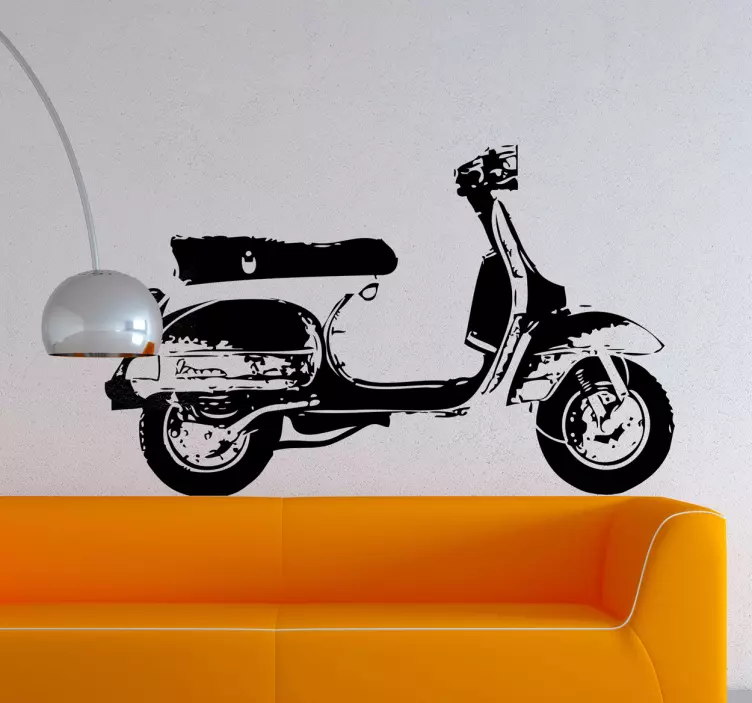 Nalepka profila vespa - TenStickers