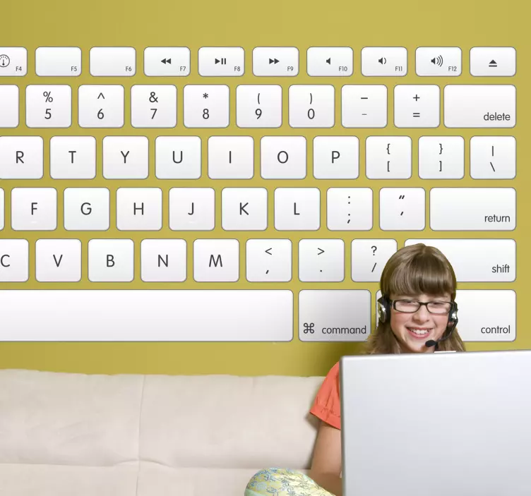 Nalepka računalniške tipkovnice - TenStickers