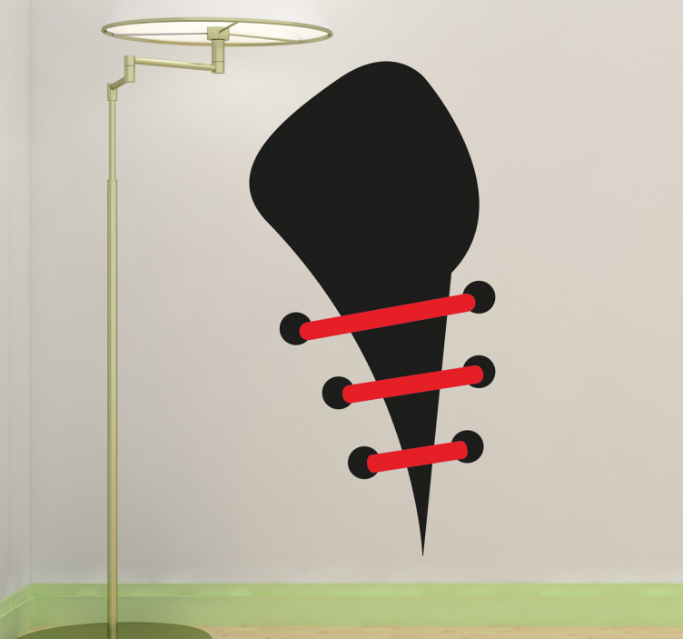 Nalepka s efektom čipke za čevlje - TenStickers