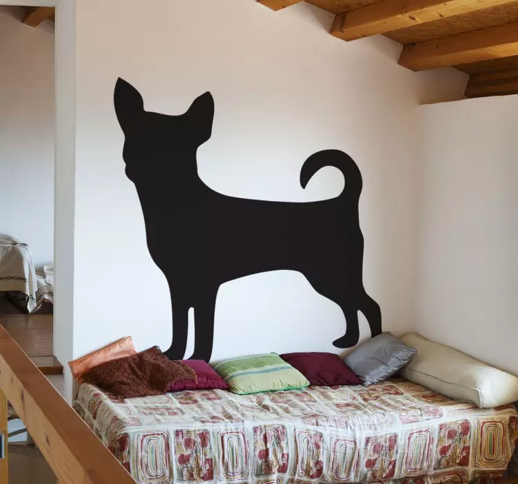 Nalepka silhuete chihuahua - TenStickers