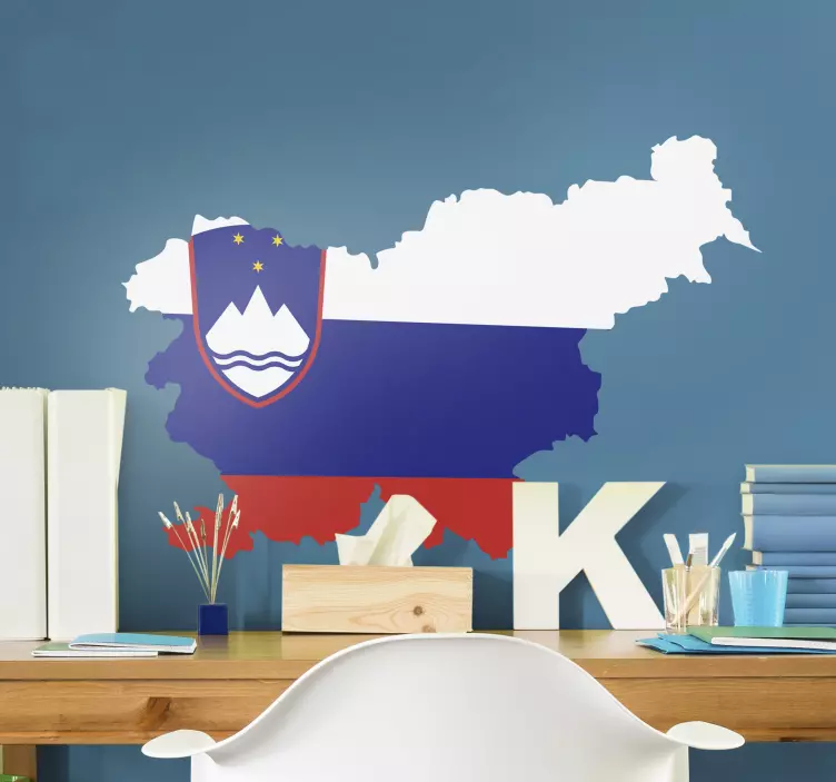 Nalepka stene slovenije - TenStickers