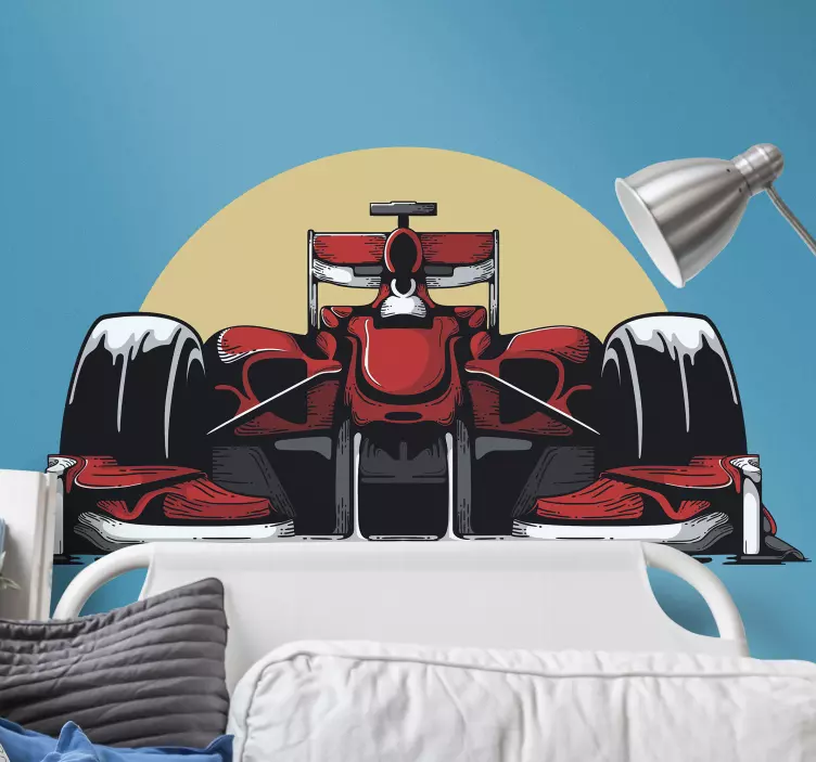 Nalepka za stene športnega avtomobila - TenStickers