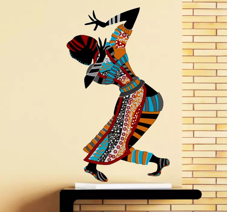 Nalepka stene eksotične ženske plesalke - TenStickers