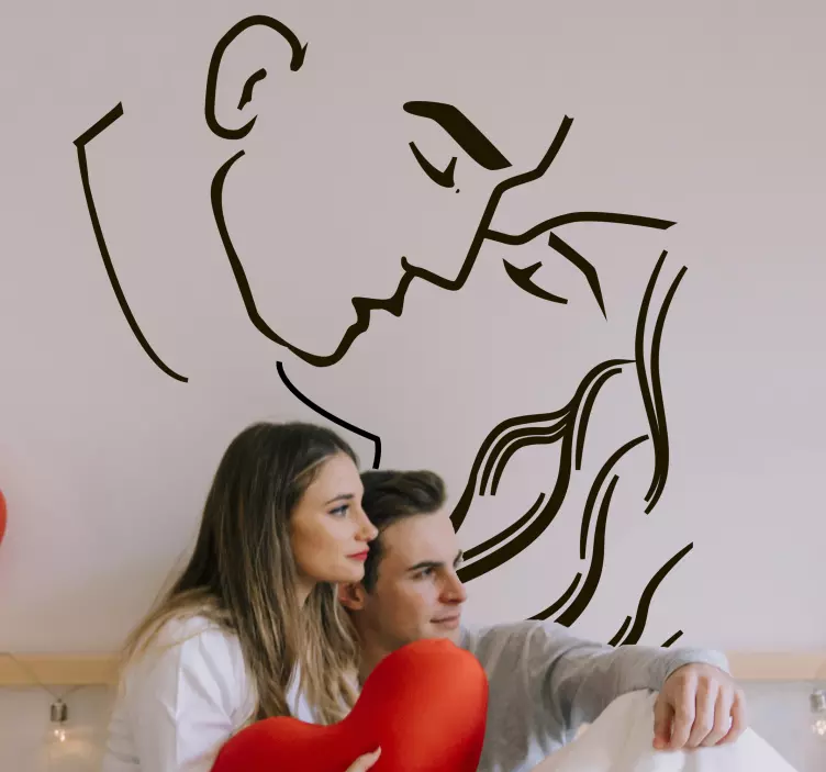 Nalepka strastnega poljubljanja - TenStickers