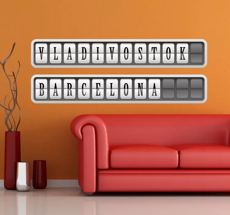 Nalepka z osebnimi črkami - TenStickers