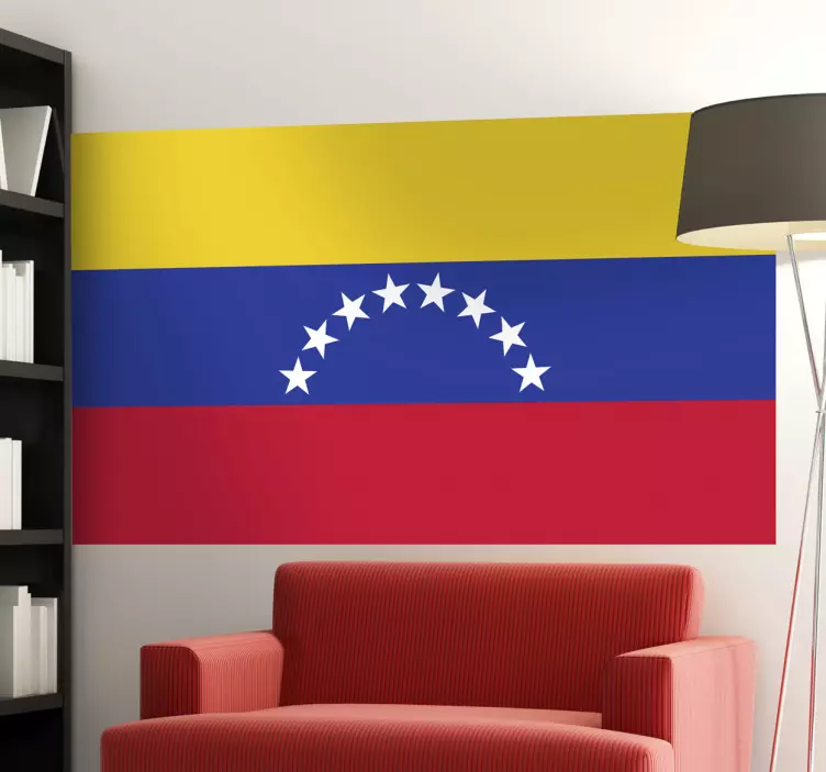 Nalepka z zastavo venezuela - TenStickers