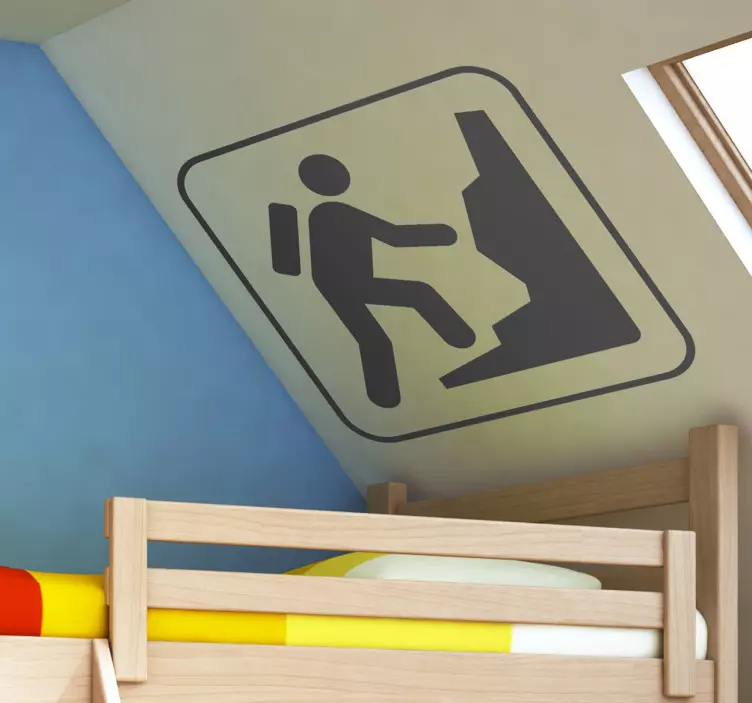 Nalepka z znaki za plezanje - TenStickers