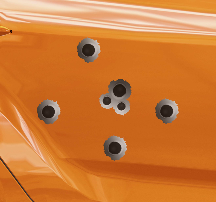 Nalepka avtomobila s strelskim učinkom - TenStickers