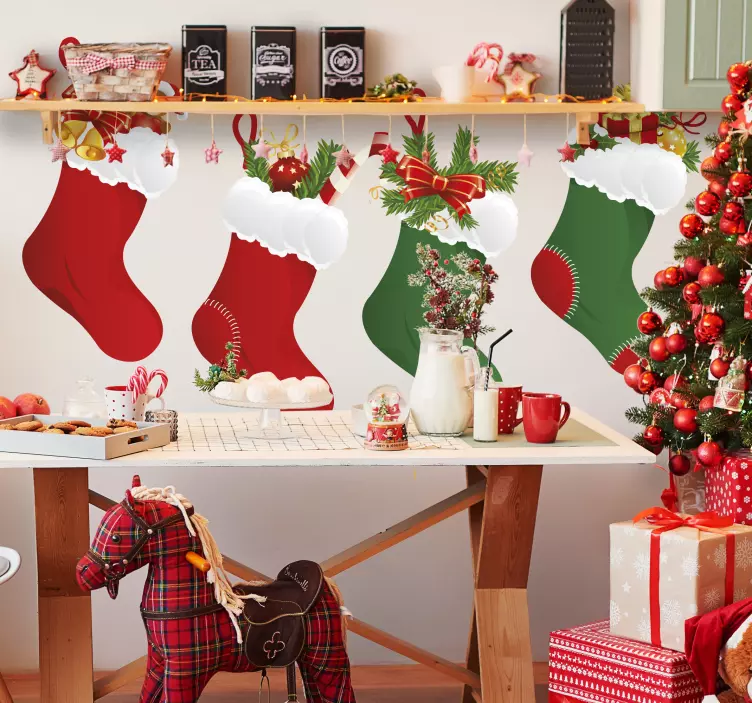 Nalepka za božične nogavice - TenStickers