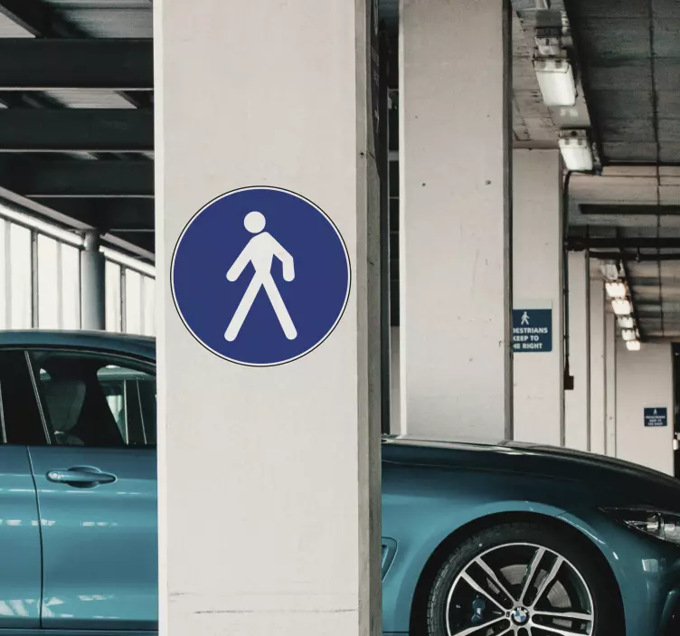 Dekor za cestne znake za pešce - TenStickers