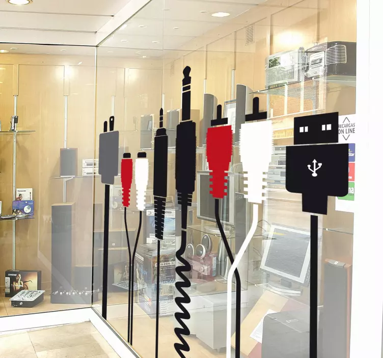 Nalepka za električno kabelsko trgovino - TenStickers