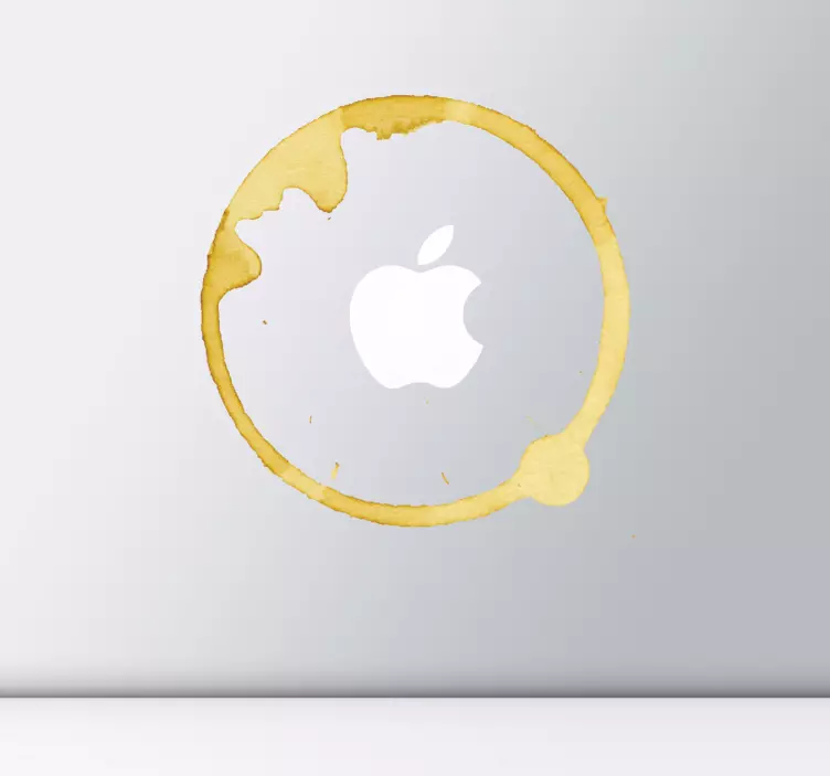 Nalepka za kavni madež macbook - TenStickers