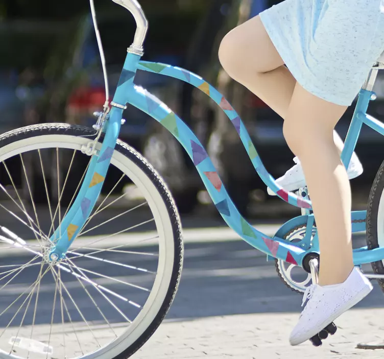 Barvna vinilna nalepka za kolo - TenStickers