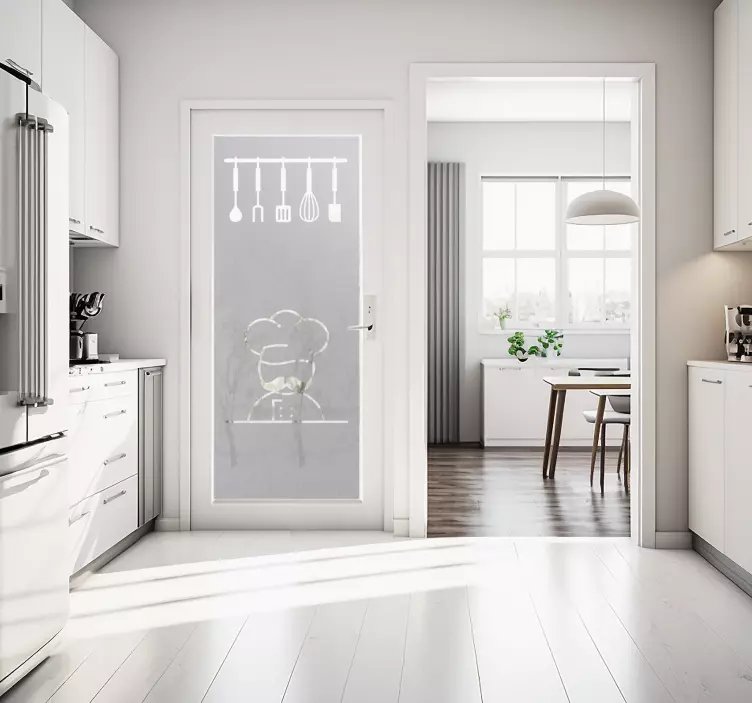 Nalepka na vratih za kuhanje kuhinje - TenStickers