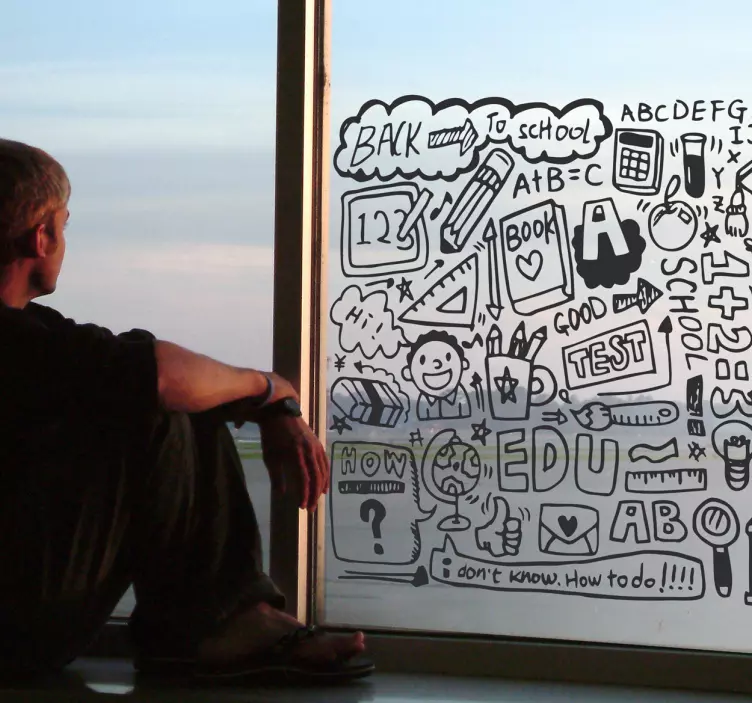 Nalepka za matematične pripomočke za otroke - TenStickers