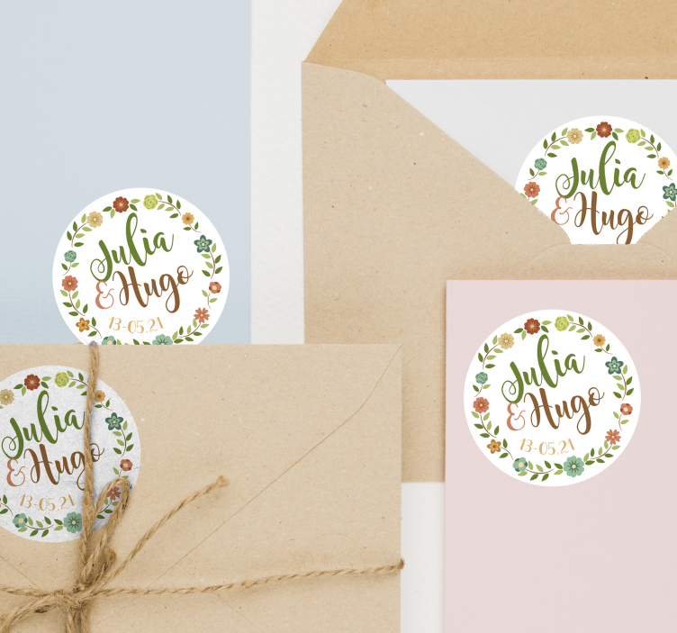 Nalepka za osebno rožico - TenStickers