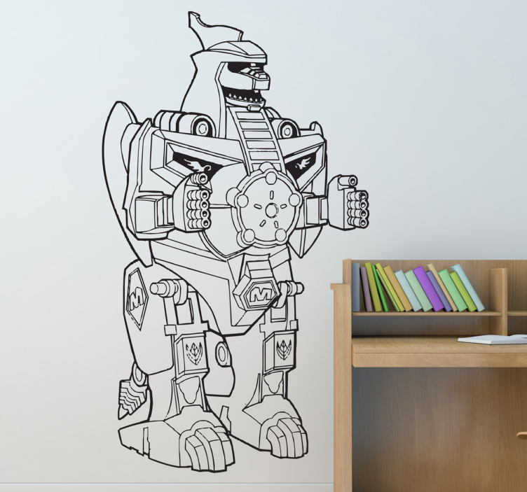 Nalepka za otroke dragonzord power ranger - TenStickers
