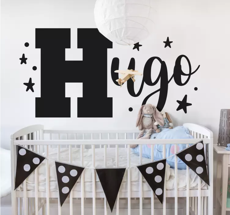 Prilagojena nalepka z otrokovim imenom - TenStickers