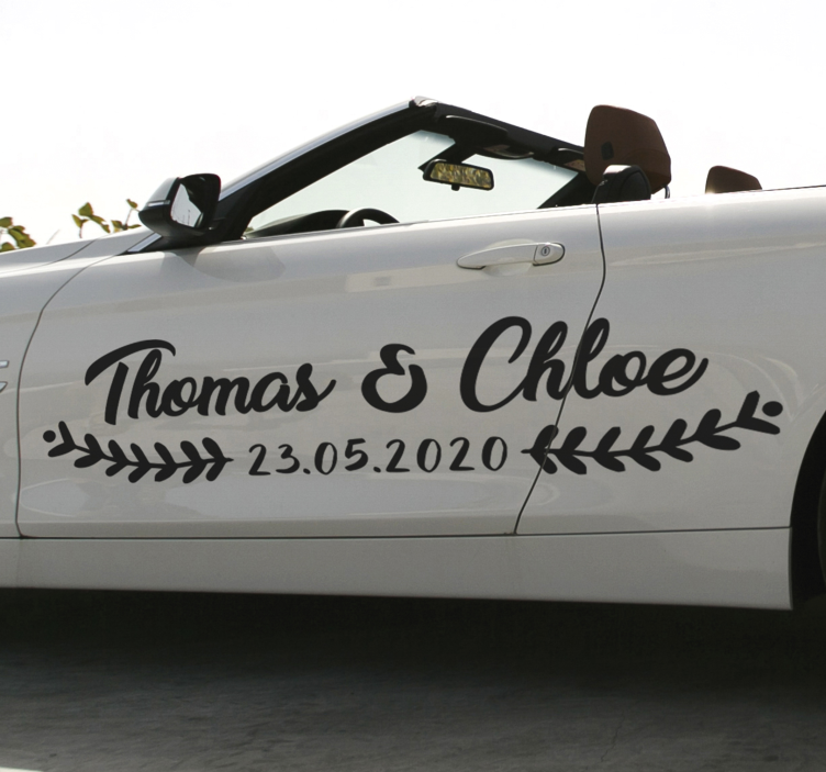 Nalepka za poročno dekoracijo - TenStickers