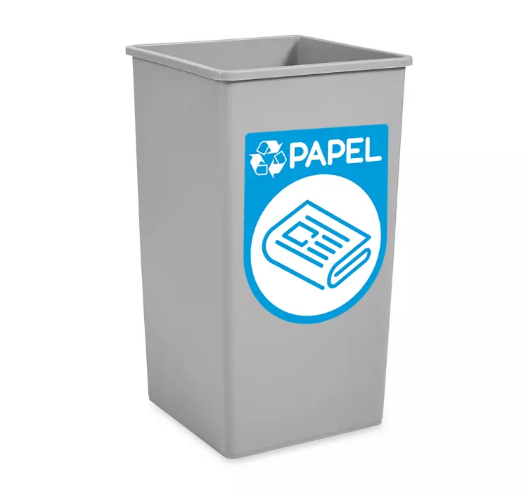 Recikliranje papirja vinilni znak - TenStickers